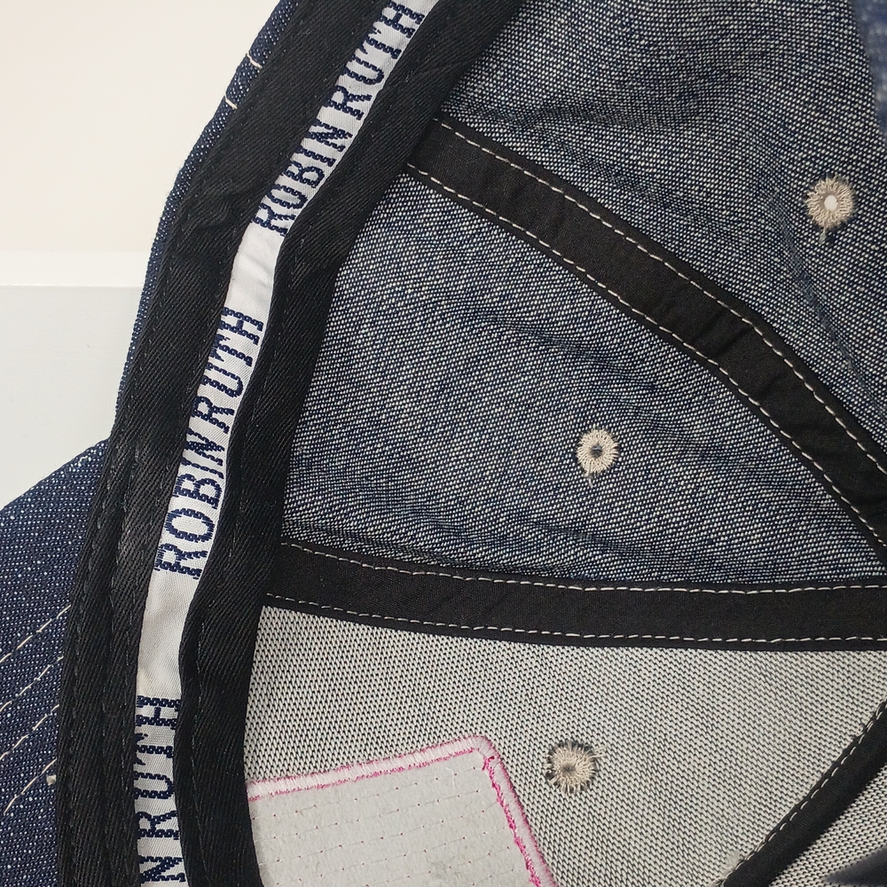 Robin Ruth Denim California Republic Hat - Blue and Pink - Picture 8 of 9